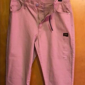 NWT Dusty mauve cropped jeans